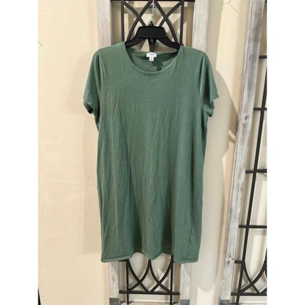 J. Crew T Shirt Dress Green size M